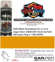1509 Yellow Groundcoat For a 3 or 4 stage colour  BASECOAT Touch Up Paint 300 Grams Step 2  