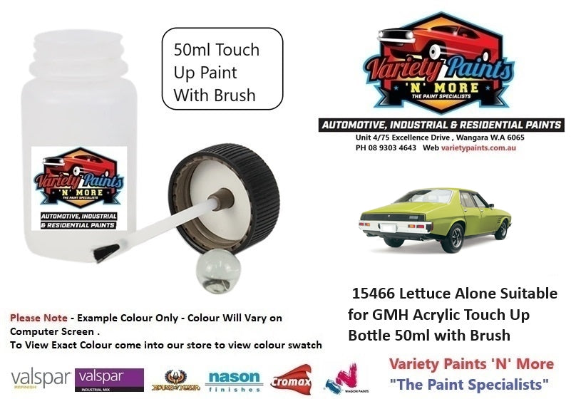 15466 Lettuce Alone Suitable for GMH Acrylic Touch Up Bottle 50ml with Brush