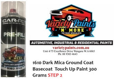 1610 Dark Mica Ground Coat Basecoat  Touch Up Paint 300 Grams STEP 2