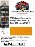 1736 Orange Basecoat for Orange Pearl Touch Up Paint 300 Grams STEP 2