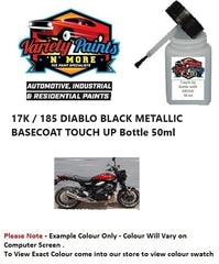 17K / 185 DIABLO BLACK METALLIC BASECOAT TOUCH UP Bottle 50ml