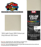 1826 Light Cream SEM Colourcoat Vinyl Aerosol 300 Grams
