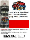 18S0707 ASC Signal Red MATT Acrylic Custom Spray Paint 300 Grams