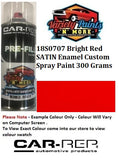18S0707 Bright Red SATIN Enamel Custom Spray Paint 300 Grams