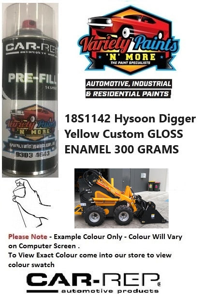 18S1142 Hysoon Digger Yellow Custom GLOSS ENAMEL 300 GRAMS