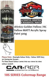 18S1602 Golden Yellow / RC Yellow MATT ACRYLIC Spray Paint 300g