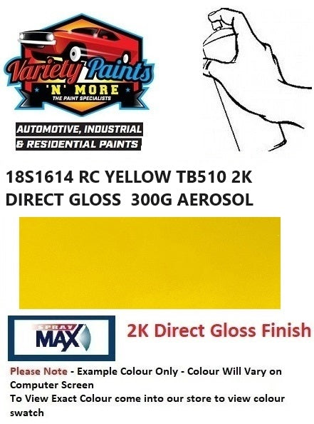 18S1614 RC YELLOW TB510 2K DIRECT GLOSS 300G AEROSOL