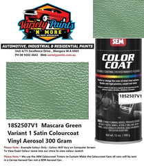 18S2507V1  Mascara Green Variant 1 Satin Colourcoat Vinyl  