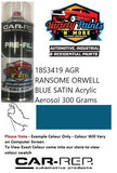 18S3419 AGR RANSOME ORWELL BLUE SATIN FINISH Acrylic Spray Paint 300g