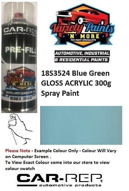 18S3524 Blue Green Gloss ACRYLIC 300g Spray Paint