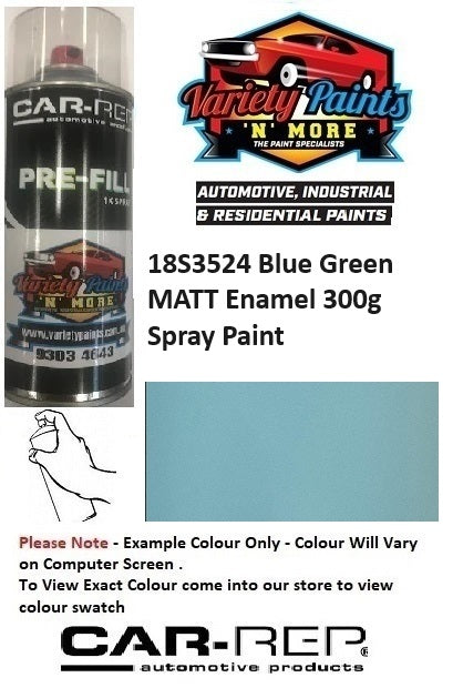 18S3524 Blue Green MATT Enamel 300g Spray Paint