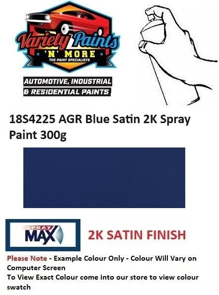 18S4225 AGR Blue Satin 2K Spray Paint 300g