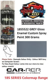 18S5522 GREY Gloss Enamel Custom Spray Paint 300 Grams