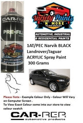 1AT/PEC Narvik BLACK Landrover/Jaguar ACRYLIC Spray Paint 300 Grams