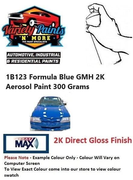 1B123 Formula Blue GMH 2K Aerosol Paint 300 Grams