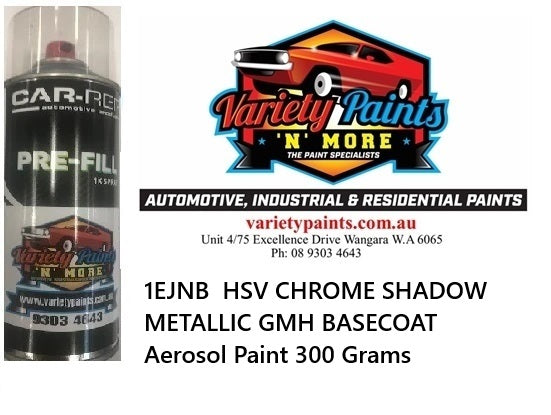 1EJNB HSV CHROME SHADOW METALLIC GMH BASECOAT Aerosol Paint 300 Grams