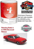 1F002/35017 Flamenco Red 1977-1980 Suitable for HOLDEN 4 Litre BASECOAT Paint Mix