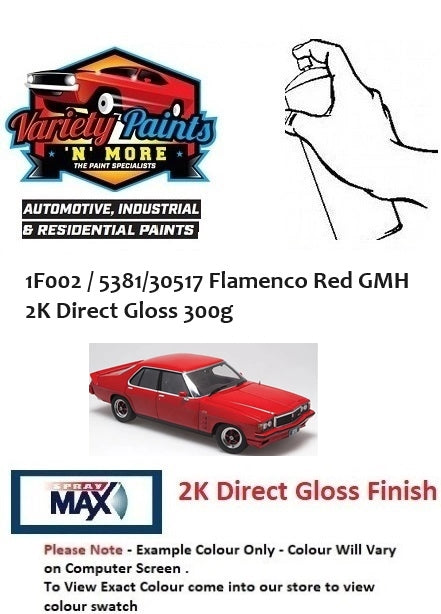 1F002 / 5381/30517 Flamenco Red GMH 2K Direct Gloss 300g