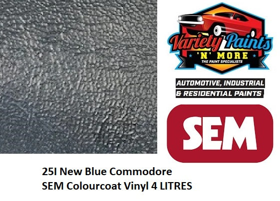 25I New Blue Commodore SEM Colourcoat Vinyl 4 LITRES