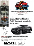 269 Arktisgrau Metallic BMW Basecoat Spray Paint 300 Grams