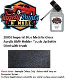 2B059 Imperial Blue Metallic Gloss Acrylic GMH Holden Touch Up Bottle 50ml