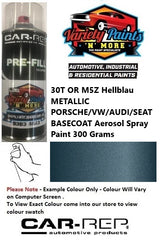 30T OR M5Z Hellblau METALLIC PORSCHE/VW/AUDI/SEAT BASECOAT Aerosol Spray Paint 300 Grams