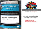 Rhinothane 30% 2K MATT UV CLEARCOAT 2 Litre 2:1 PART A