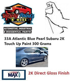 33A Atlantic Blue Pearl Subaru 2K Touch Up Paint 300 Grams