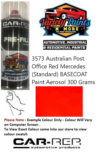 3573 Australian Post Office Red Mercedes (Standard) BASECOAT Paint Aerosol 300 Grams