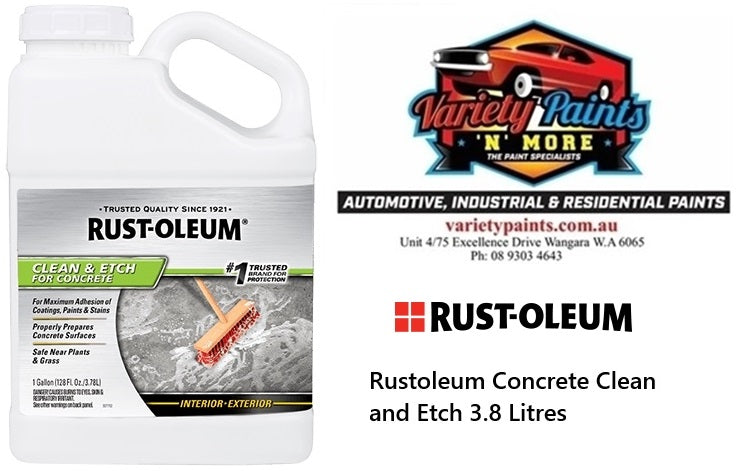Rustoleum Concrete Clean and Etch 3.8 Litres