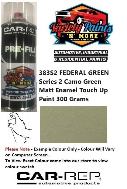 383S2 FEDERAL GREEN Series 2 Camo Green Matt Enamel Touch Up Paint 300 Grams 2IS 55A
