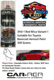 3H4-1 Red Mica Variant 1 Suitable for Toyota Basecoat Aerosol Paint 300 Grams