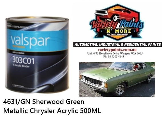 4631/GN Sherwood Green Metallic Chrysler Acrylic 500ML