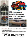 473 Champagne Metallic Mercedes Acrylic Touch Up Paint 300 Grams