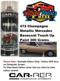 473 Champagne Metallic Mercedes Basecoat Touch Up Paint 300 Grams