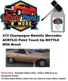 473 Champagne Metallic Mercedes Acrylic Touch Up Bottle 50ml with Brush