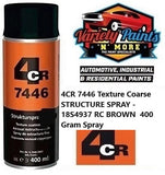 4CR 7446 Texture Coarse STRUCTURE SPRAY - 18S4937 RC BROWN  400 Gram Spray
