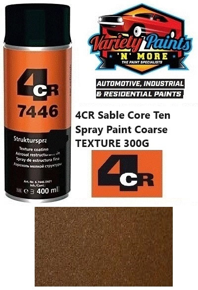 4CR Sable Core Ten Spray Paint COARSE TEXTURE 300G