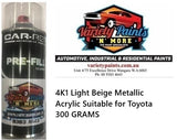 4K1 Light Beige Metallic Acrylic Suitable for Toyota 300 GRAMS