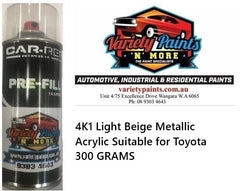 4K1 Light Beige Metallic Acrylic Suitable for Toyota 300 GRAMS