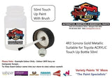 4R3 Sonora Gold Metallic Suitable for Toyota ACRYLIC Touch Up Bottle 50ml