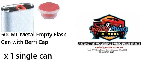 500ML Metal Flask Can Single
