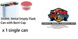 500ML Metal Flask Can Single