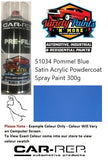 51034 Pommel Blue Satin Acrylic Powdercoat Spray Paint 300g - standard