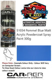 51034 Pommel Blue Matt Acrylic Powdercoat Spray Paint 300g