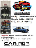 2B016/15944 Deauville Blue Metallic Holden ACRYLIC Aerosol Paint 300 Gram