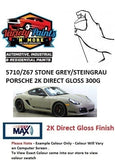 5710/Z67 STONE GREY/STEINGRAU PORSCHE 2K DIRECT GLOSS 300G