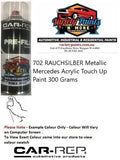 702 RAUCHSILBER Metallic Mercedes Acrylic Touch Up Paint 300 Grams