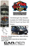 724 Midnight Sky Metallic Suitable for FORD Basecoat FIELD B Touch Up Paint 300 Grams 3 IS BU7