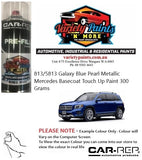 813/5813 Galaxy Blue Pearl Metallic Mercedes Basecoat Touch Up Paint 300 Grams